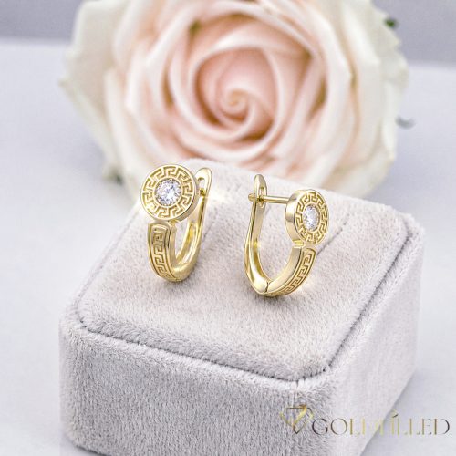 Goldfilled Antiallergische Ohrringe 16mm 14K Farbe
