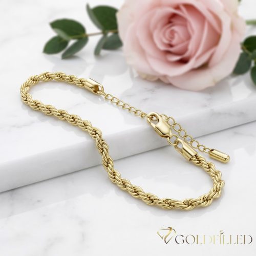 Goldfilled Fußkettchen Max. 27cm14K Farbe