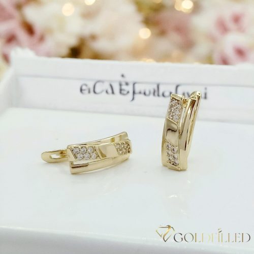 Goldfilled Antiallergische Ohrringe 17mm 14K Farbe