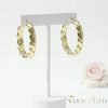 Goldfilled Antiallergene  Creolen 30mm 14K Farbe	