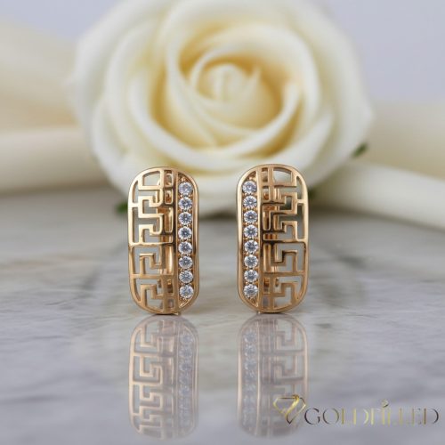 Goldfilled Antiallergische Ohrringe 20mm 18K Farbe