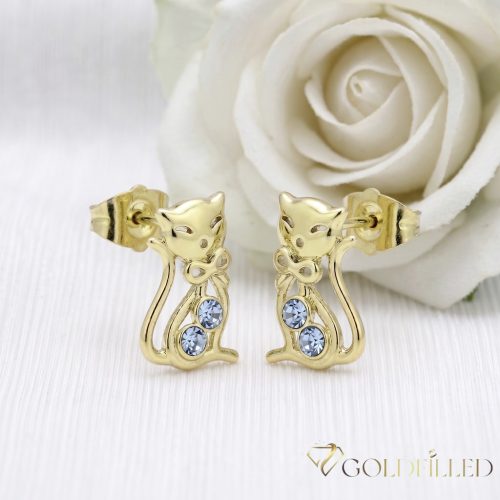 Goldfilled Antiallergene Ohrringe 13mm 14K Farbe	