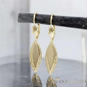 Goldfilled Antiallergene Ohrringe 30mm 14K Farbe	