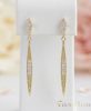 Goldfilled Antiallergene Ohrringe 46mm 14K Farbe	