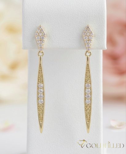 Goldfilled Antiallergene Ohrringe 46mm 14K Farbe	