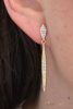 Goldfilled Antiallergene Ohrringe 46mm 14K Farbe	