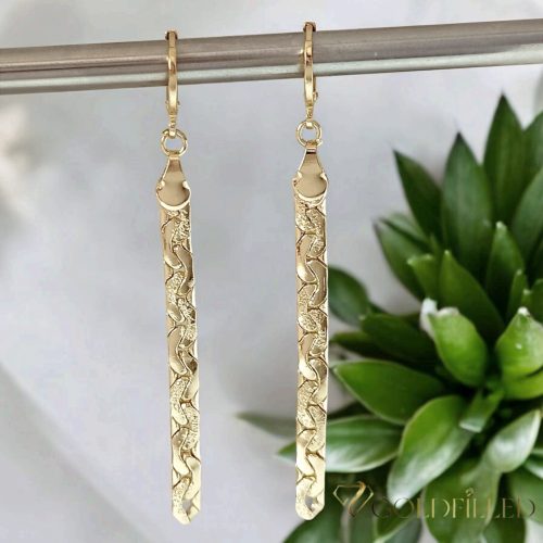 Goldfilled Antiallergische Ohrringe 74mm 14K Farbe	