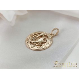 Goldfilled Antiallergisches Medaillon 28mm 18K Farbe