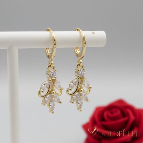 Goldfilled Antiallergische Ohrringe 35mm 14K Farbe