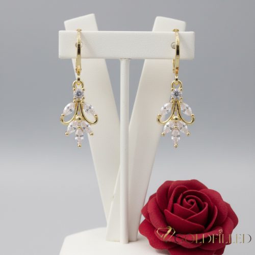 Goldfilled Antiallergische Ohrringe 35mm 14K Farbe
